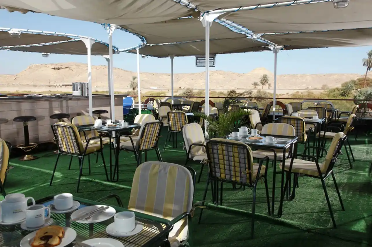 Sun deck of the JAZ Nile Monarch Nile Cruise Nile cruise